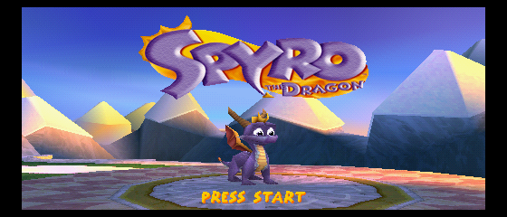 Spyro the Dragon Title Screen
